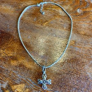 Premier Designs Deborah Two-Tome Cross Necklace